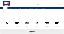 Desktop Screenshot of md-trucks.nl