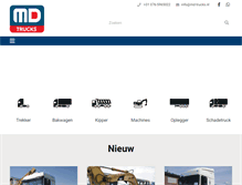Tablet Screenshot of md-trucks.nl